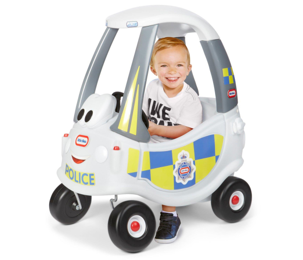 Little Tikes Cozy Coupe Samochód Policyjny biały - 544084 - zdjęcie 3